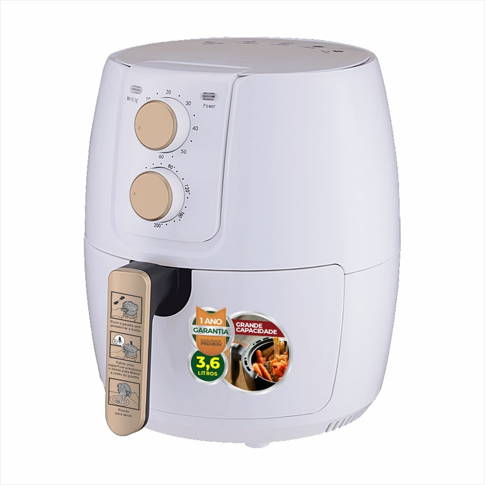 Air Fryer Fritadeira Elétrica BAK 3,6L 1400W