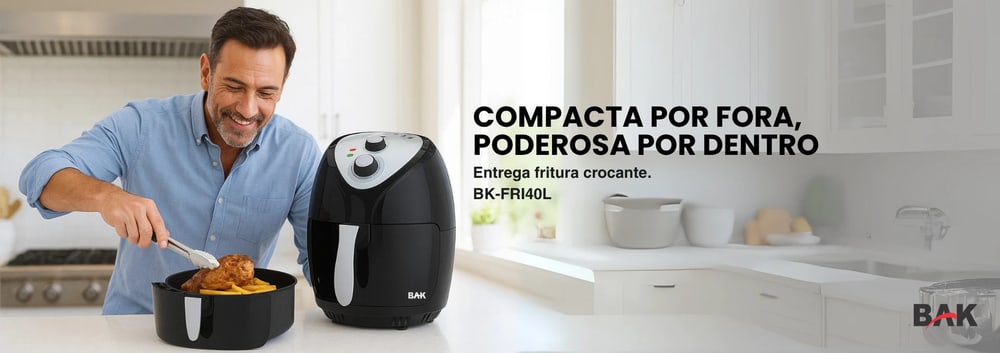 Fritadeira Air Fryer BAK Compact Fry 4L