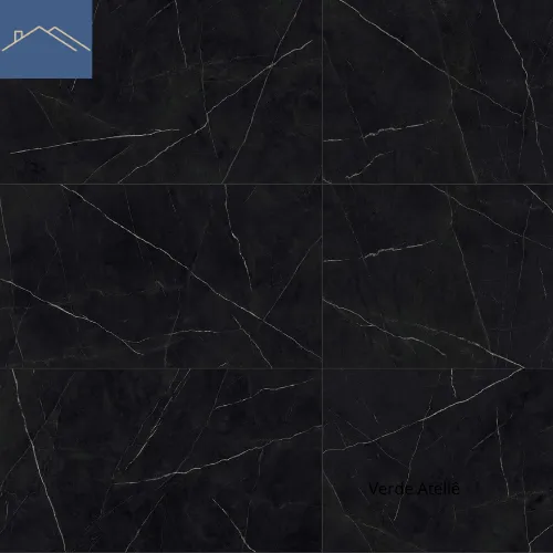 Porcelanato Royal Black Polido 80,5x140cm Villagrês