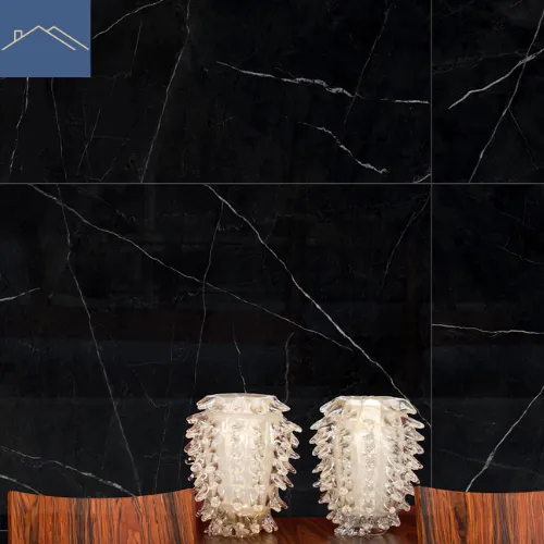 Porcelanato Royal Black Polido 80,5x140cm Villagrês