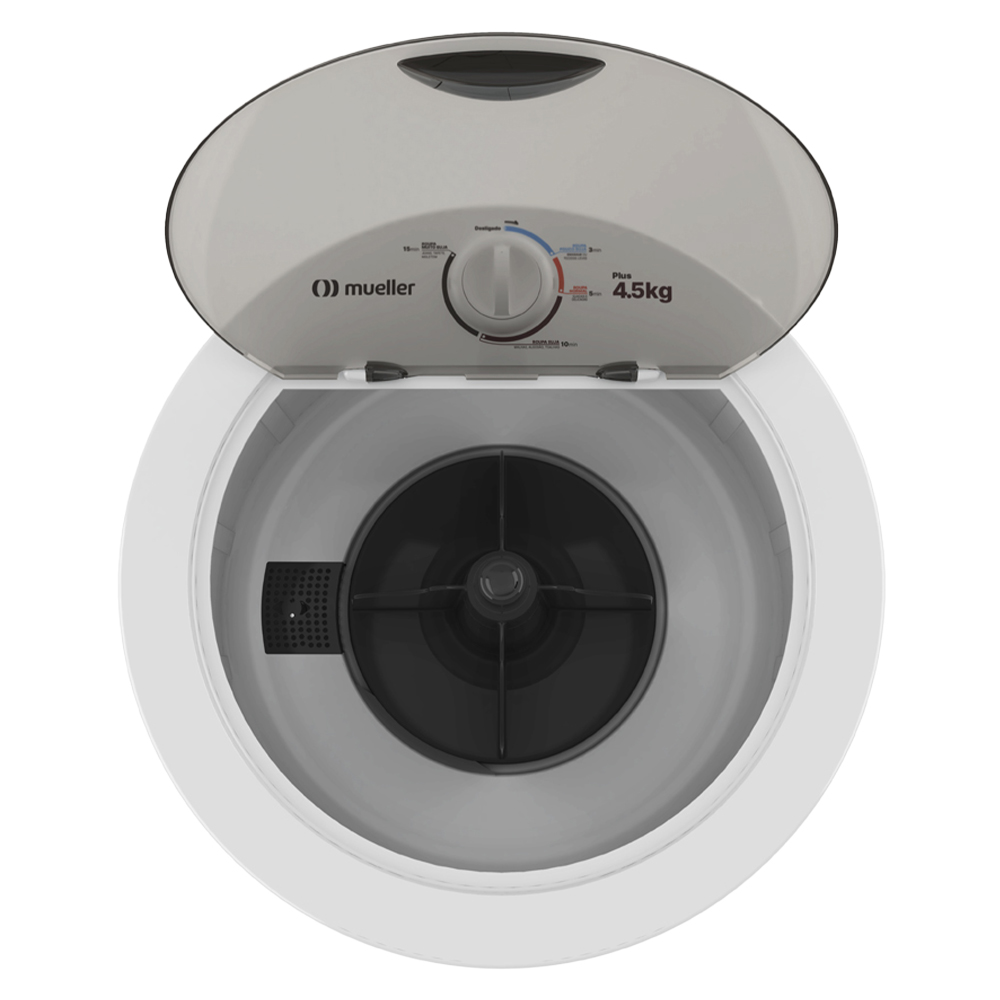 Tanquinho Mueller Plus 4,5kg Semiautomático Lavagem Rápida
