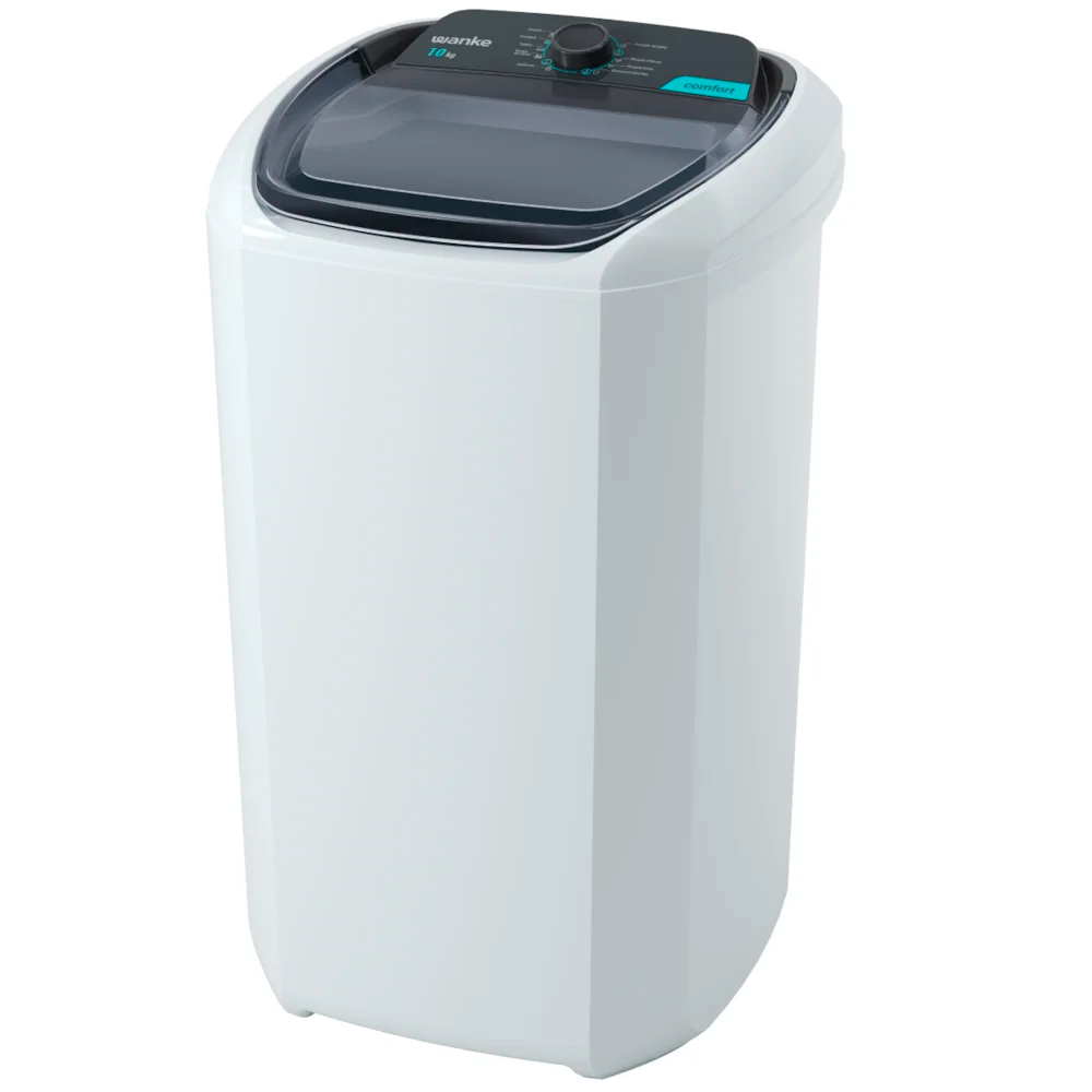 Tanquinho Wanke Comfort 10kg Semiautomático 8 Programas LWBE100T3