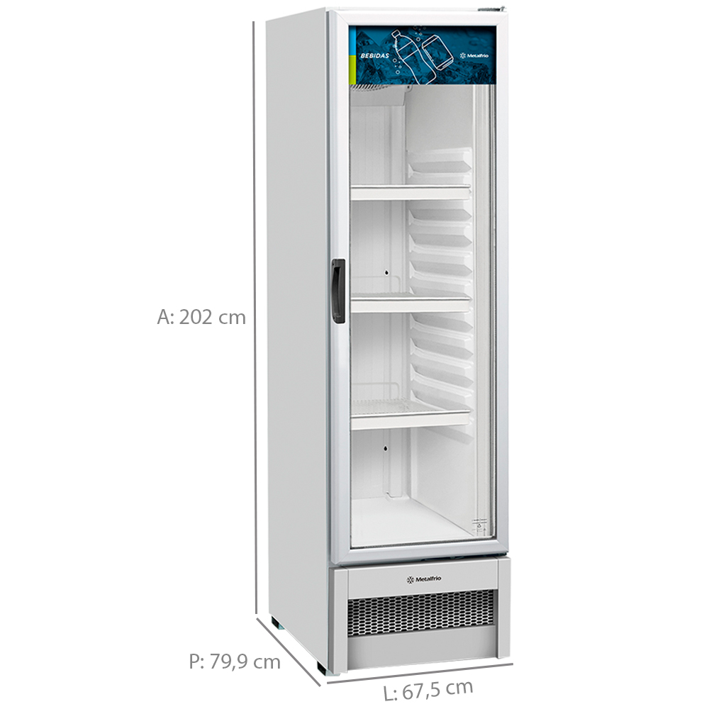 Refrigerador Expositor Metalfrio 326L VB28