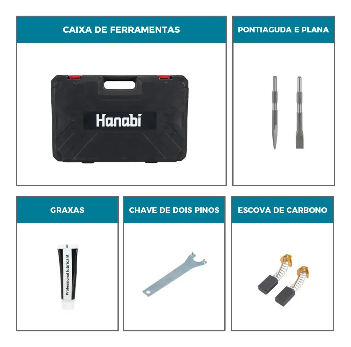 Demolidor Martelete Sds Plus Profissional Para Reformas Residenciais