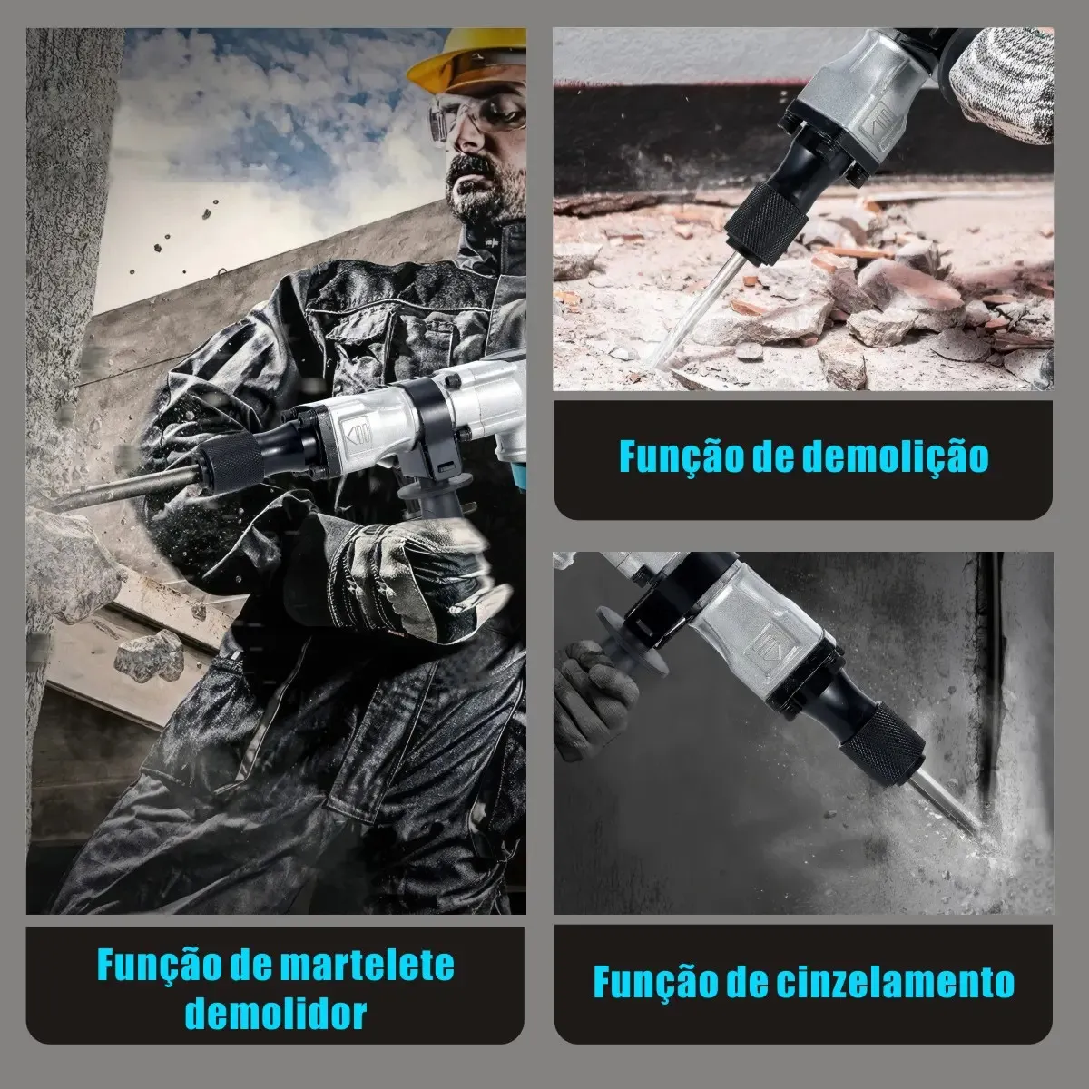 Demolidor Martelete Sds Plus Profissional Para Reformas Residenciais
