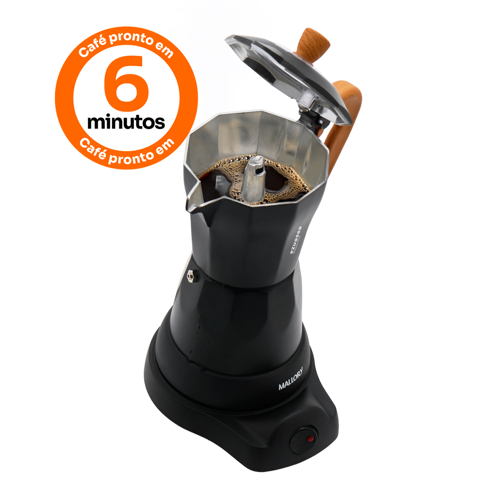 Cafeteira Elétrica Italiana Essenza Mallory B9200072 6 Xícaras