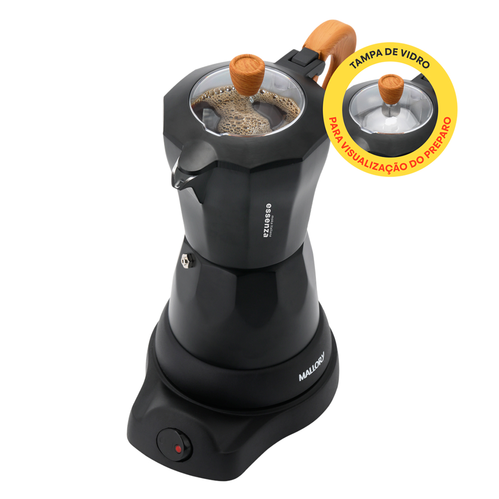 Cafeteira Elétrica Italiana Essenza Mallory B9200072 6 Xícaras