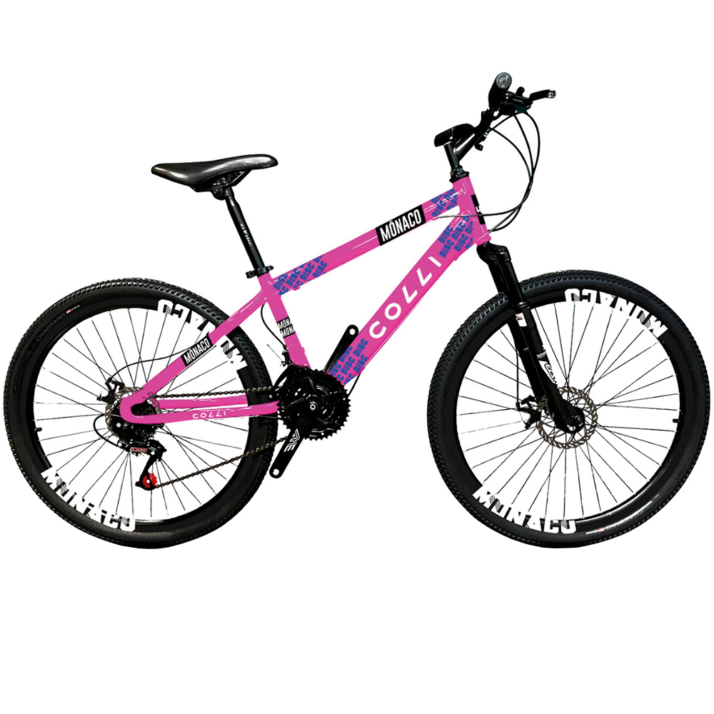 Bicicleta Aro 26 Colli Monaco 21 Marchas Freio a Disco