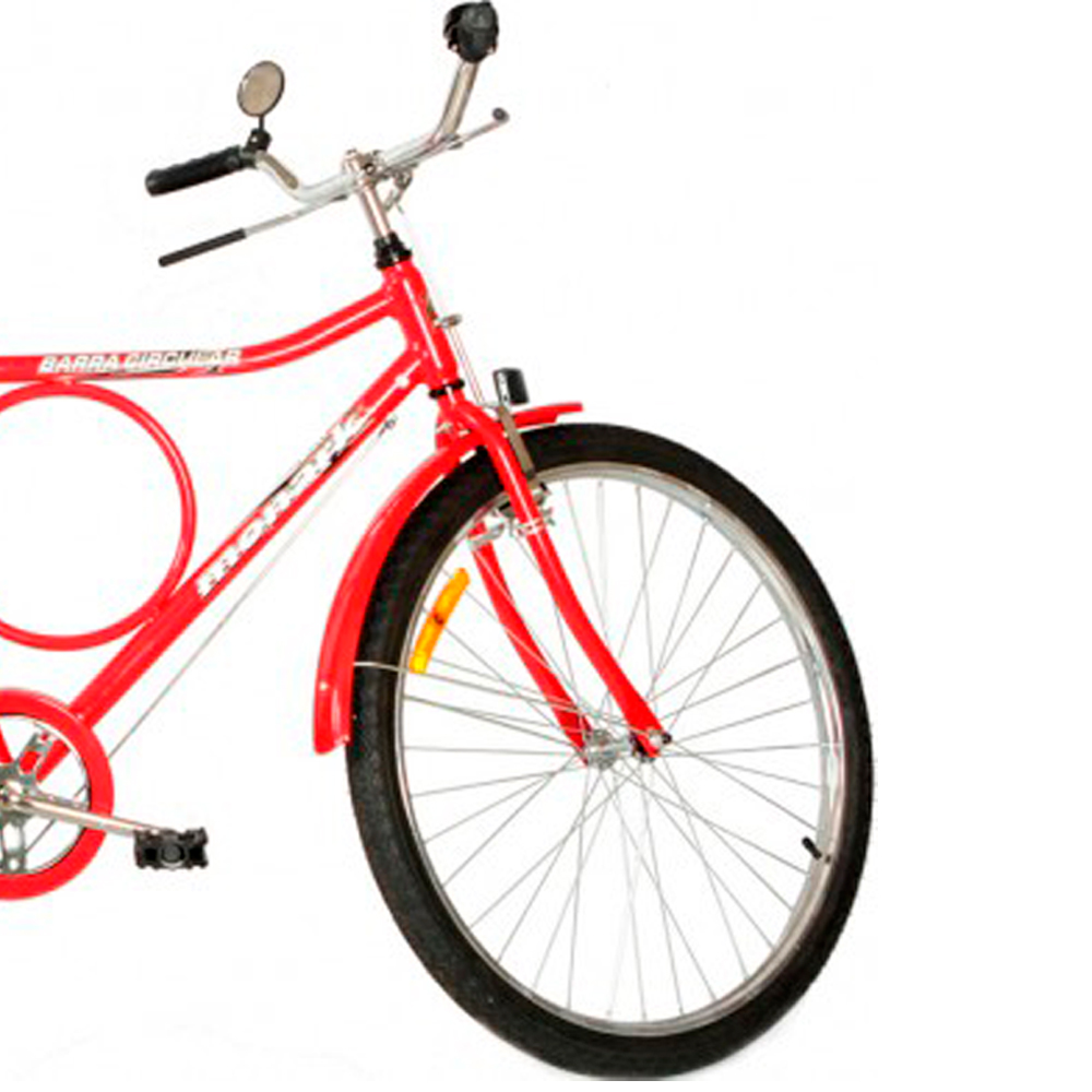 Bicicleta Aro 26 Monark Barra Circular Freio Varão