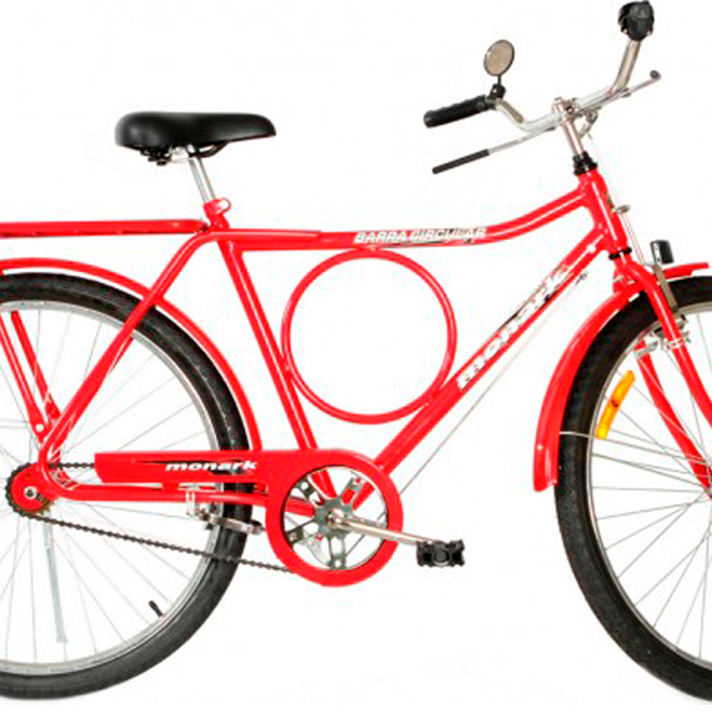Bicicleta Aro 26 Monark Barra Circular Freio Varão