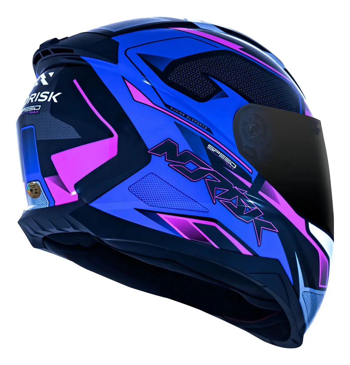 Capacete Norisk Razor SpeedMax Roxo Com Rosa