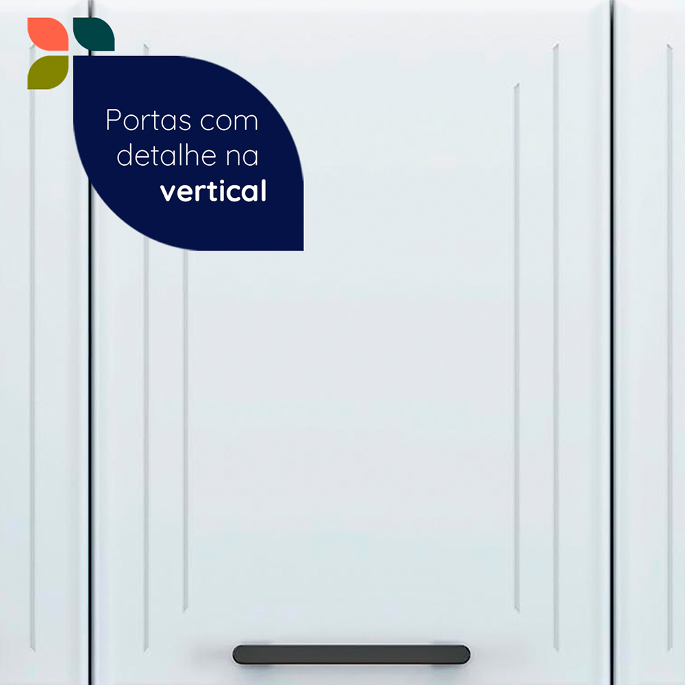 Armário Aéreo 120cm 3 Portas Aço Liz Telasul