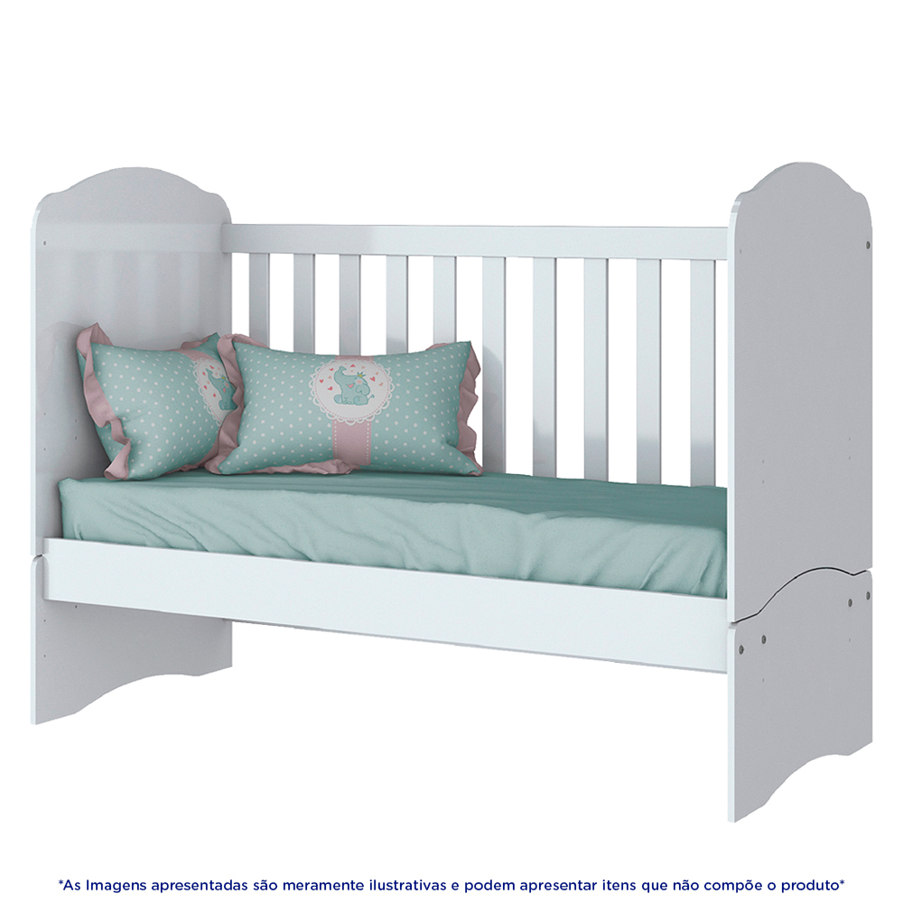 Berço Multifuncional Mini Cama Bala de Menta Henn