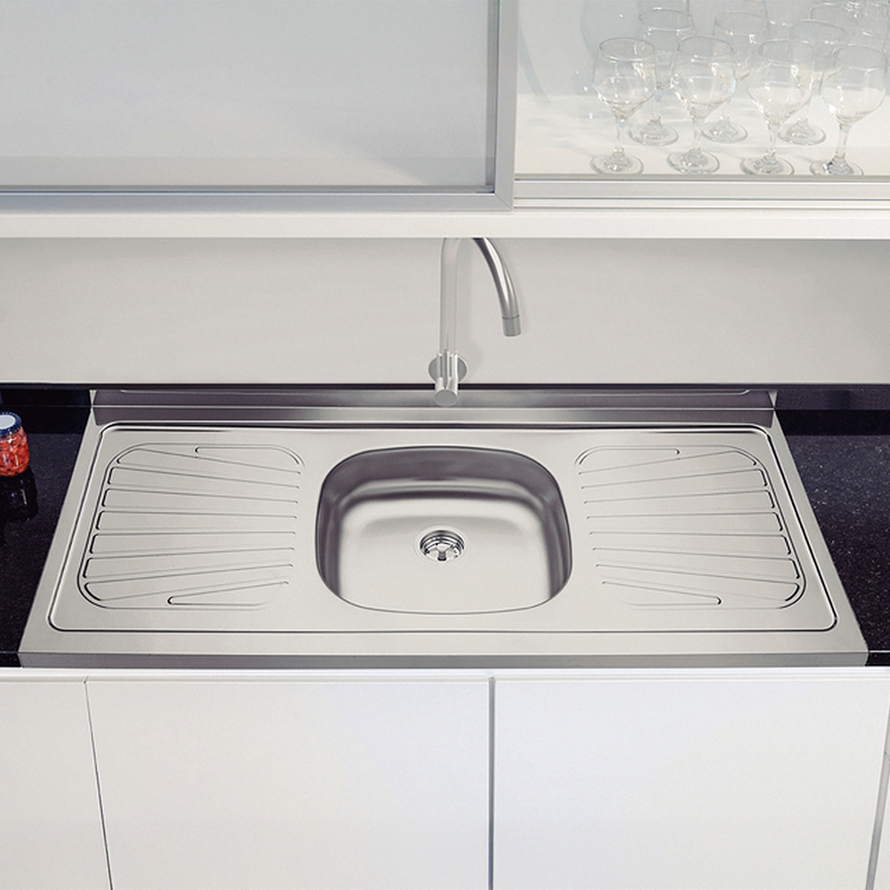 Tampo de Pia 120cm Aço Inox Tramontina
