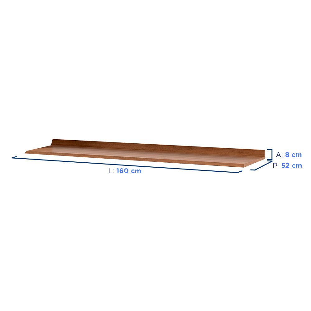 Tampo para Balcão em MDP 160cm  Caiena Telasul
