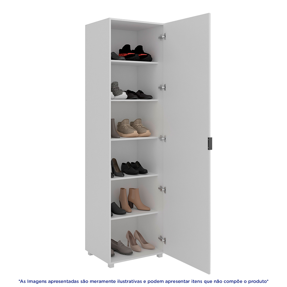 Sapateira 1 Porta com Espelho Versa Home Telasul