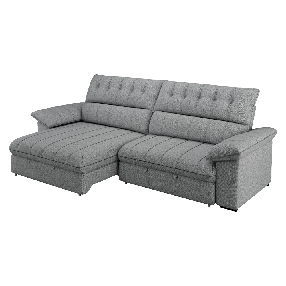 Sofá Retrátil e Reclinável 300cm Besthouse Torino