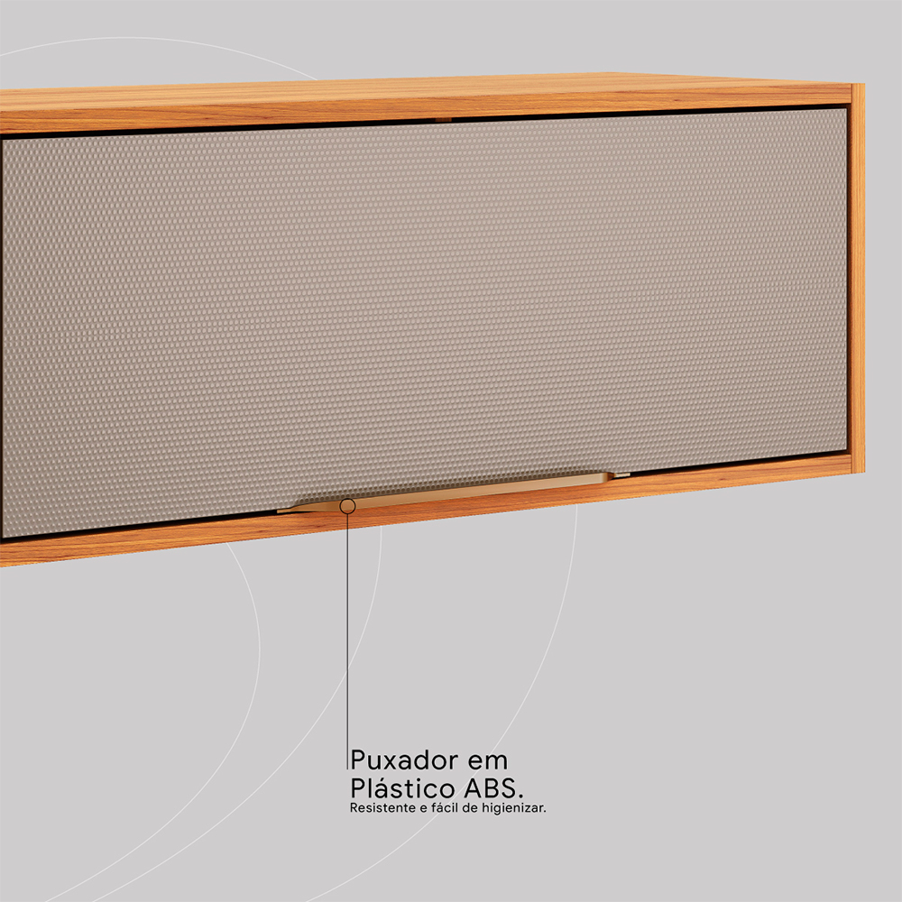 Armário Aéreo 80cm 1 Porta Plena Demóbile