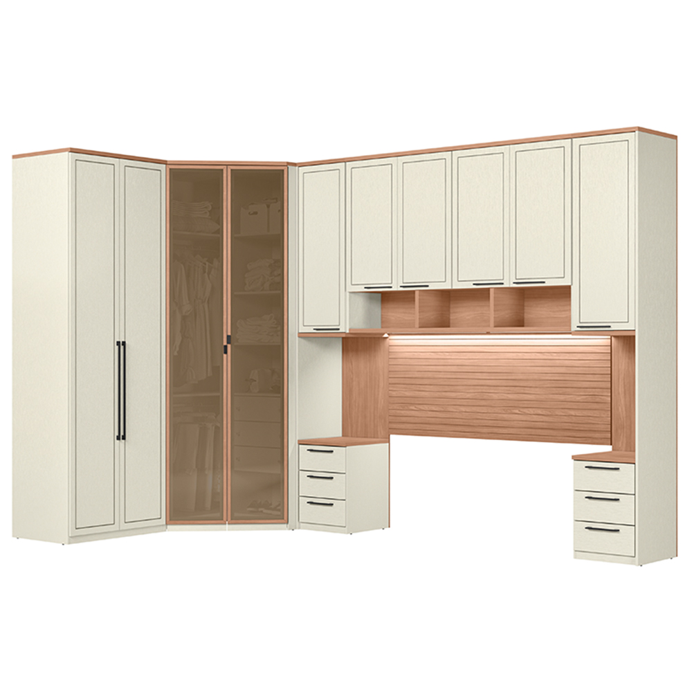 Quarto Modular Doce Vida Santos Andira 6 Peças