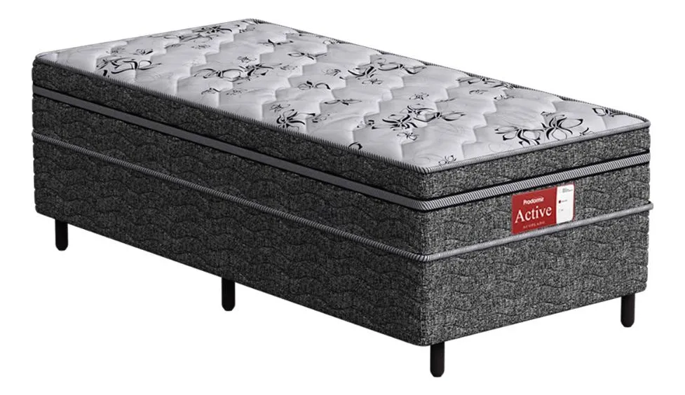 Cama Box Conjugada Probel Espuma D28 Ortopédico Solteiro