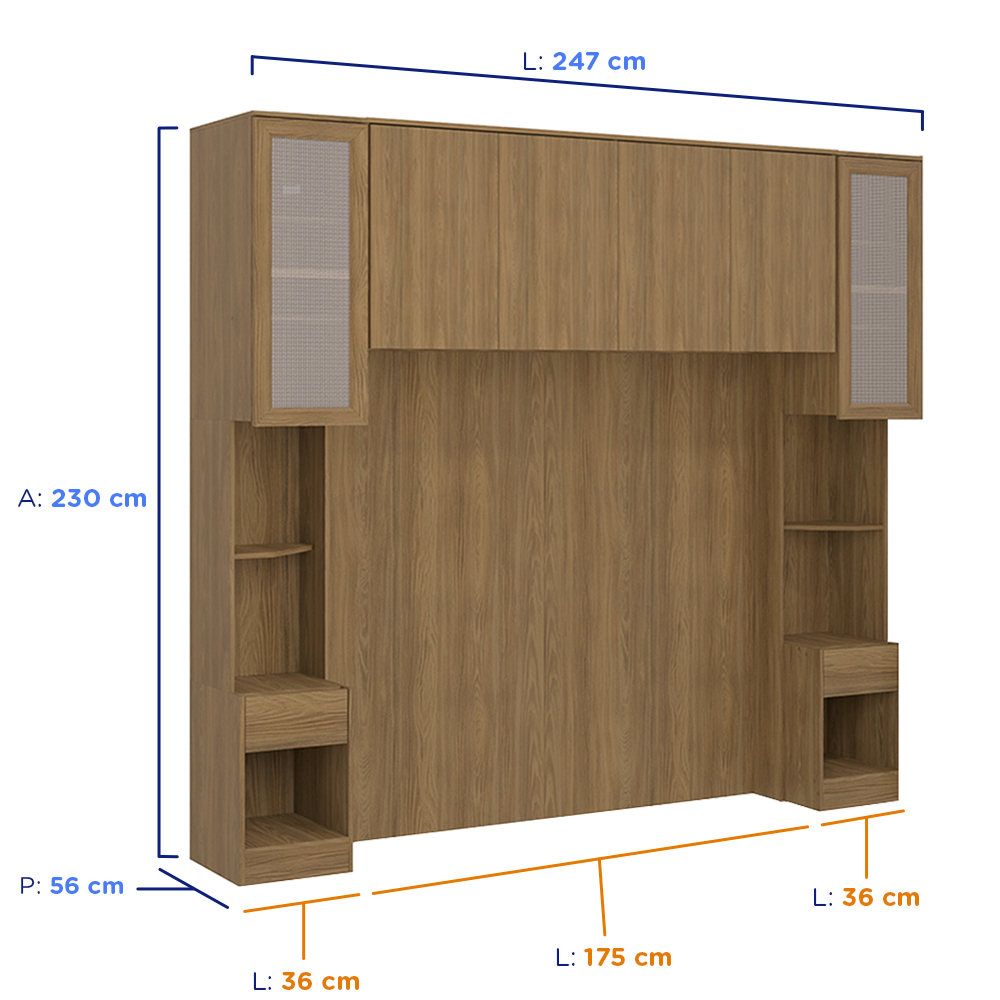 Roupeiro Modulado Kappesberg Ágata 4 Peças