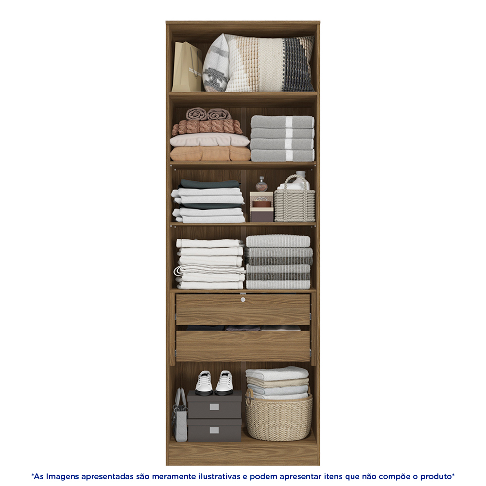 Roupeiro Modulado Kappesberg Ágata 3 Peças