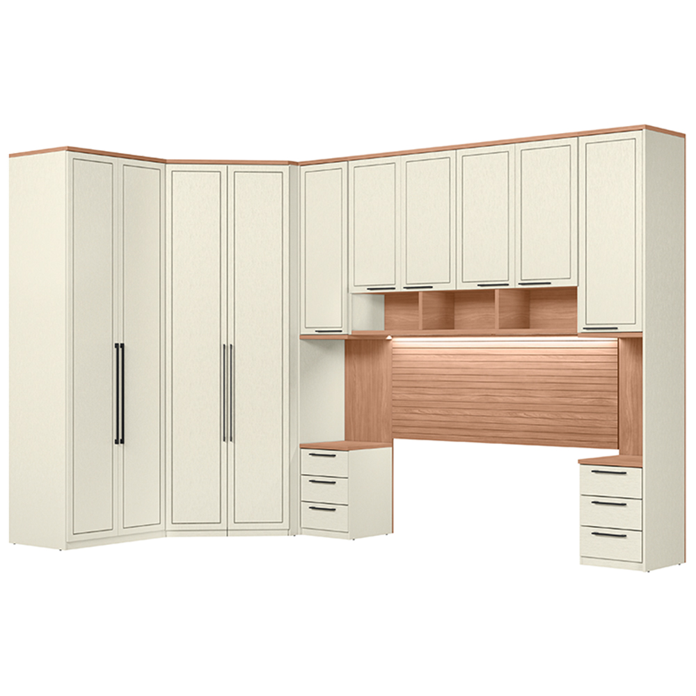 Quarto Modulado Santos Andira Doce Vida 6 Peças