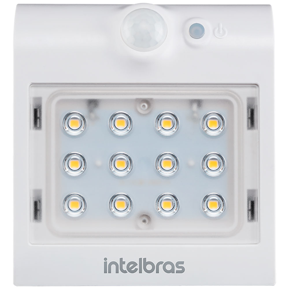 Arandela Solar Intelbras ASI 220 Lúmens LED Amarelo