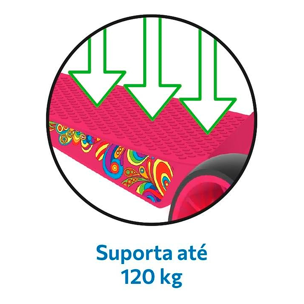 Patinete Skatenet 3 Rodas com LED Bandeirante Max