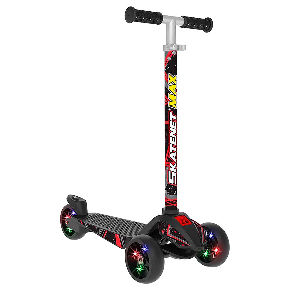 Patinete Skatenet 3 Rodas com LED Bandeirante Max