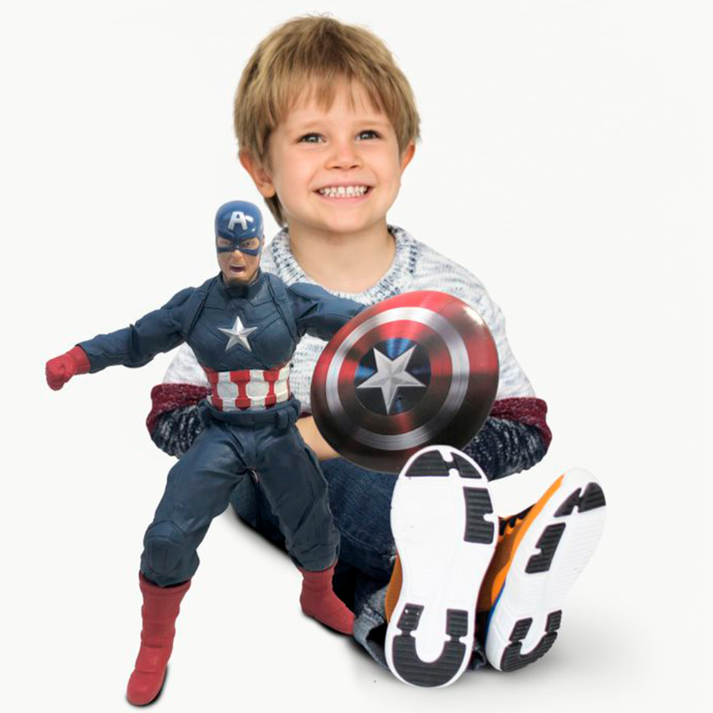 Boneco Capitão América Revolution 55cm Articulado Mimo Toys