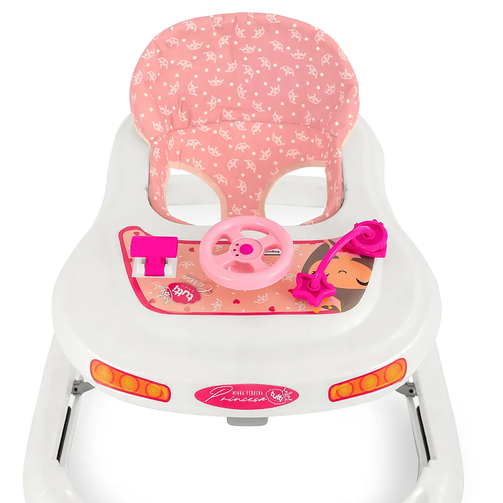 Andador Tutti Baby Acqua Explorador Tecido Removível
