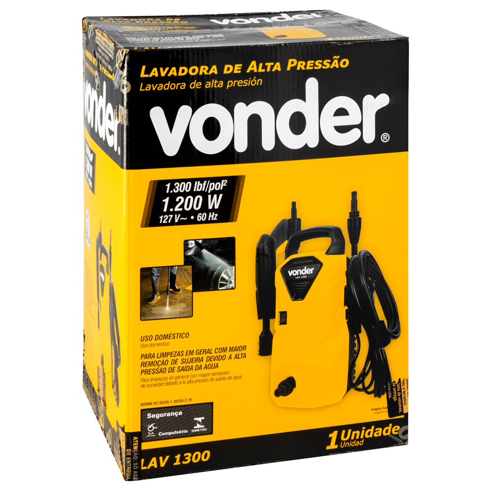 Lavadora de Alta Pressão Vonder LAV1300 1200W