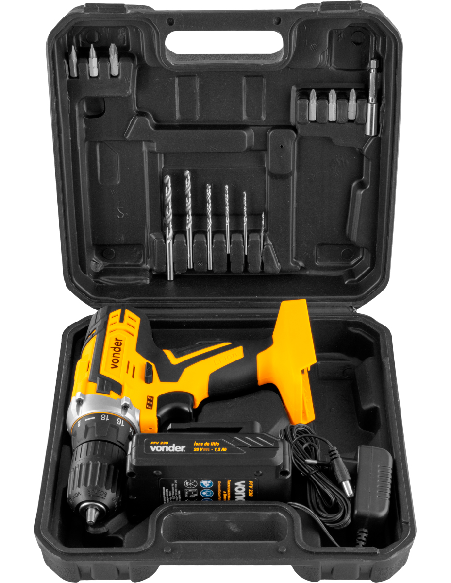 Furadeira Vonder Bateria 20V Bivolt PFV 238