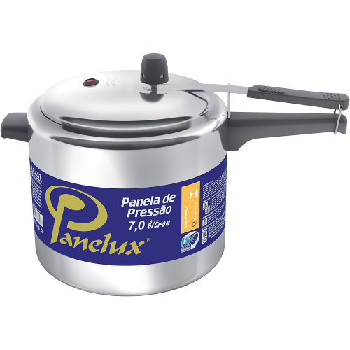 Panela de Pressão Panelux Alumínio Polido 7L Classic