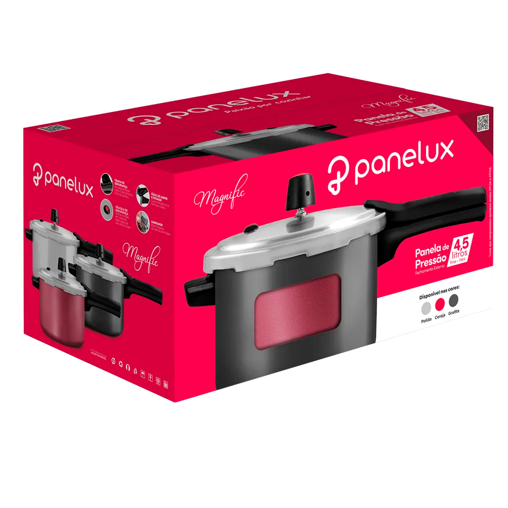 Panela de Pressão Panelux 4,5L Maganific