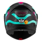 Capacete Robocop Escamoteável Fechado Mixs Gladiator Delta S