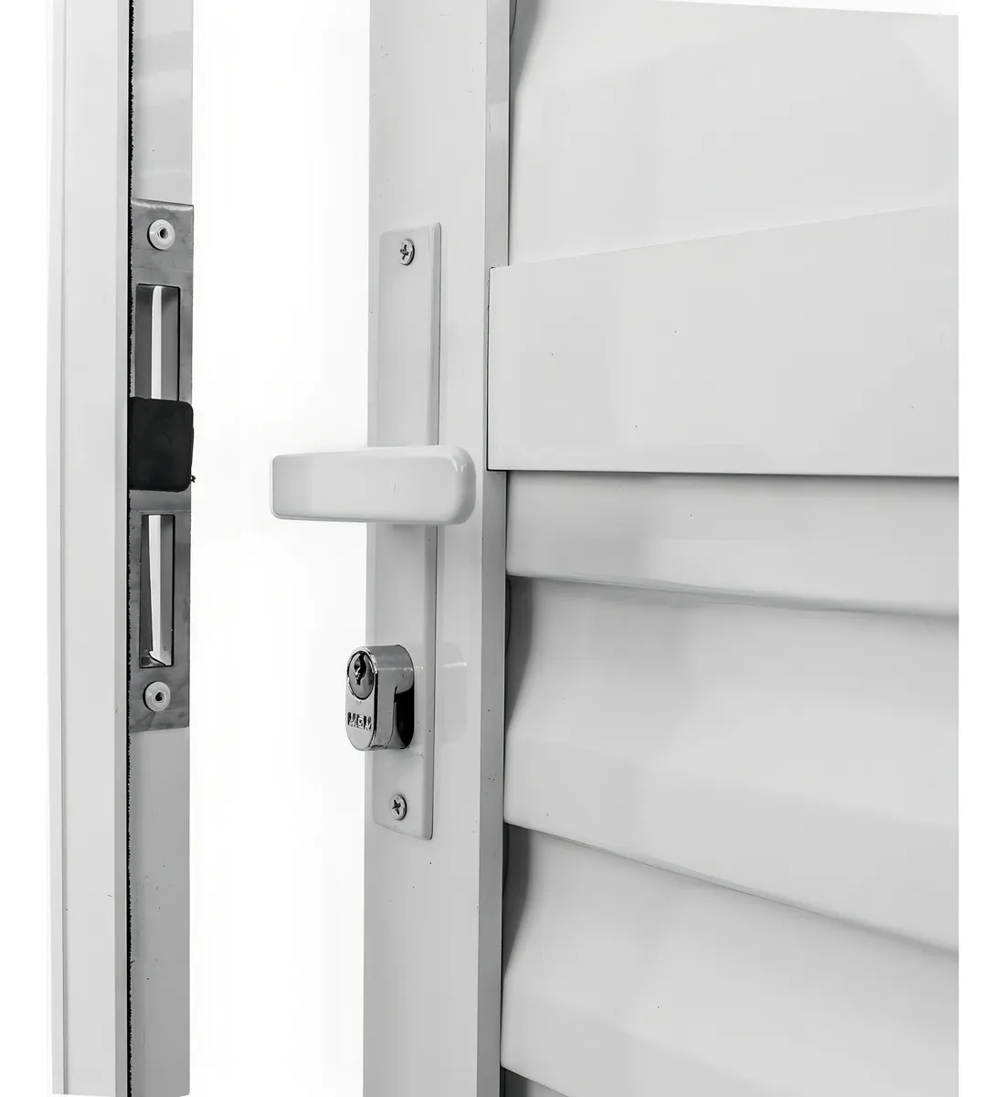 Porta De Alumínio Laminada 210x70cm