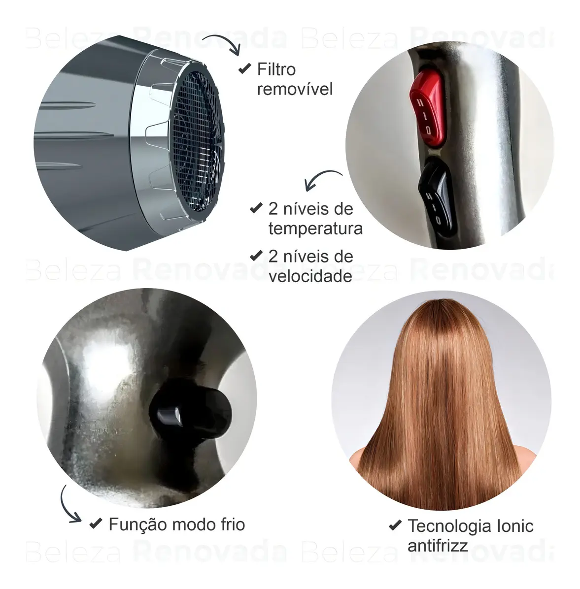 Secador de Cabelo Lizze Extreme
