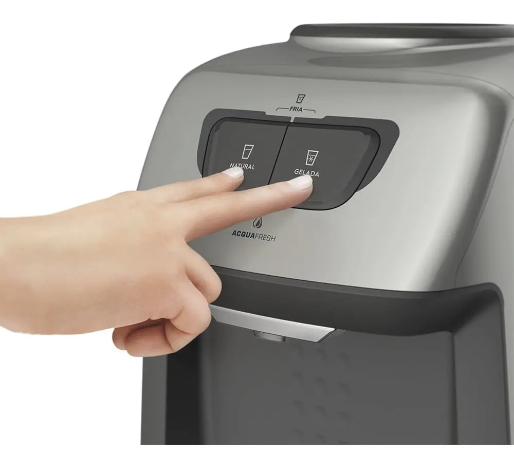 Bebedouro de Água Electrolux Prata com Refrigeração Eletrônica