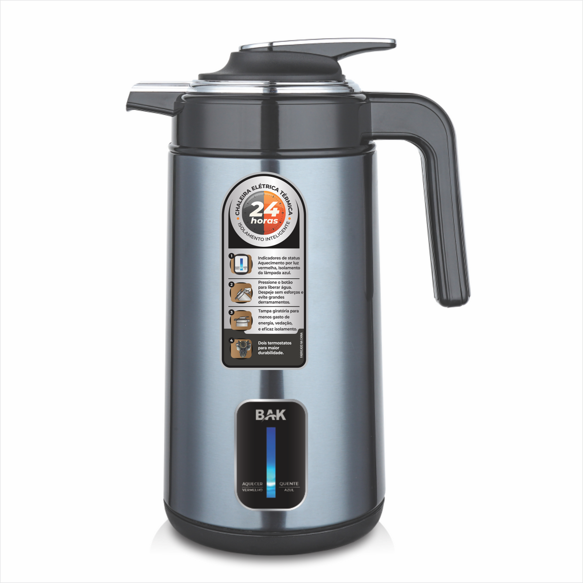 Chaleira elétrica BAK 1.8L