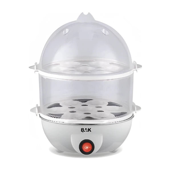 Cozedor de Ovos Elétrico Portátil BAK 14 Ovos - Branco