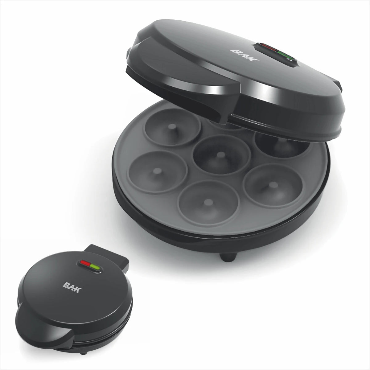 Máquina de Fazer 7 Donuts BAK DON850 800W - Preto